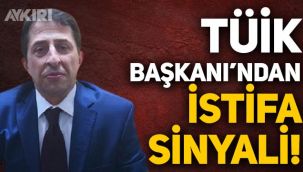 TÜİK Başkanı Sait Erdal Dinçer'den istifa sinyali: Bu koltukta şimdi ben oturuyorum, yarın başkası oturur