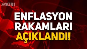 TÜİK enflasyon rakamlarını açıkladı!