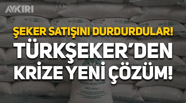 Türkşeker, şeker satışını durdurdu: Marketlere 'Raf Fiyat Garantili' şeker satılacak