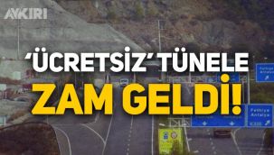 'Ücretsiz olacak' denilen Göcek Tüneli'ne zam geldi