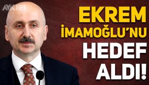 Ulaştırma Bakanı Adil Karaismailoğlu, Ekrem İmamoğlu'nu hedef aldı: Şov yapmasın