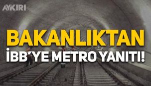 Ulaştırma Bakanlığı'ndan İBB'ye