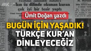 Ümit Doğan yazdı: