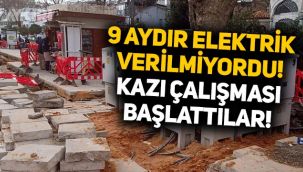Üsküdar Belediyesi, gazinin işlettiği Halk Ekmek büfesinin etrafını kazdı