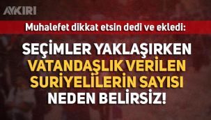 Vatandaşlık verilen Suriyeliler seçimde oy kullanacak mı, rakamlar neden açıklanmıyor