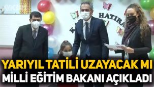 Yarıyıl tatili uzayacak mı? Okullar ne zaman açılacak? Milli Eğitim Bakanı Mahmut Özer açıkladı