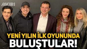 Yeni yılın ilk oyununda buluştular: Selçuk Yöntem, Okan Bayülgen, Ekrem İmamoğlu...