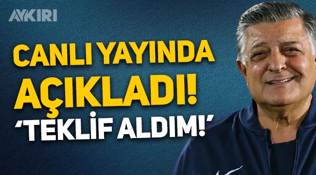 Yılmaz Vural canlı yayında açıkladı: Fenerbahçeli yöneticilerden teklif aldım!
