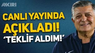 Yılmaz Vural canlı yayında açıkladı: Fenerbahçeli yöneticilerden teklif aldım!