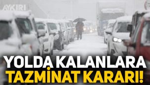 Yunanistan, karda yolda kalanlara tazminat ödeyecek