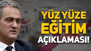 Yüz yüze eğitime ara verilecek mi? Milli Eğitim Bakanı Mahmut Özer'den açıklama