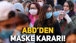 ABD'den dikkat çeken maske kararı! Kapalı alanlar için karar verildi