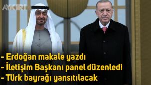 AKP'den BAE açılımı: Erdoğan makale yazdı, İletişim Başkanı panel düzenledi, Türk bayraklarıyla karşılama