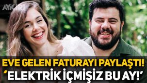 Berfu Yenenler, evlerine gelen elektrik faturasını paylaştı: Elektrik içmişiz bu ay