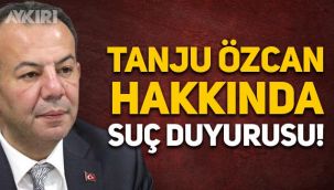 Bolu Belediye Başkanı Tanju Özcan hakkında suç duyurusu