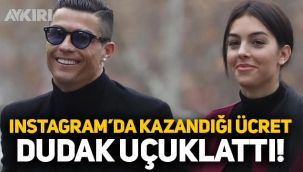 Cristiano Ronaldo'nun Instagram'da paylaşım başına kazandığı ücret dudak uçuklattı!