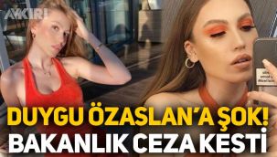 Duygu Özaslan'a Ticaret Bakanlığı'ndan 114 bin liralık reklam cezası