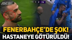 Fenerbahçe'de Serdar Dursun şoku! Sakatlık anı ekranlara yansıdı, hastaneye kaldırıldı