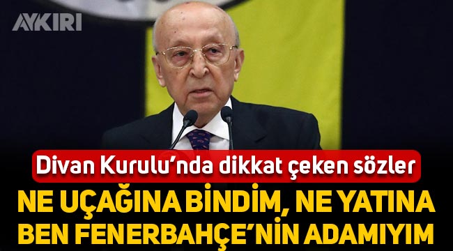 Fenerbahçe'de Vefa Küçük'ten dikkat çeken sözler: Ne uçağına ne yatına bindim, ben Fenerbahçe'nin adamıyım