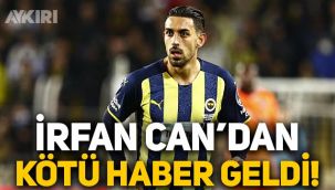 Fenerbahçe'ye İrfan Can Kahveci'den kötü haber geldi