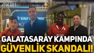 Galatasaray kampında güvenlik skandalı: Fotoğraflar kriz yarattı