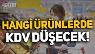 Hangi ürünlere KDV indirimi gelecek? KDV'nin düşeceği gıda ürünleri neler? Erdoğan'dan KDV kararı