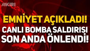 Hatay Emniyet'i açıkladı: Canlı bomba saldırı son anda önlendi!
