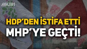 HDP'den istifa eden meclis üyesi MHP'ye geçti