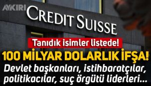 İsviçreli bankada 100 milyar dolarlık ifşa: Devlet başkanları, politikacılar var! Türkiye'de de tanınan isimler...