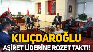 Kemal Kılıçdaroğlu, Diri aşireti liderine rozet taktı