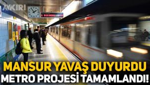 Mansur Yavaş duyurdu: Dikimevi-Natoyolu metrosu için proje tamamlandı