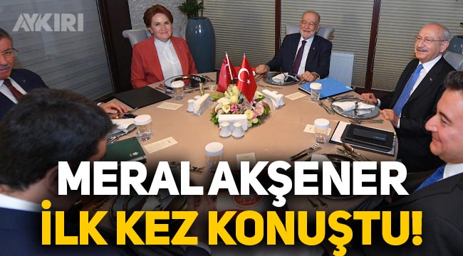 Meral Akşener, 6 partili zirveden sonra ilk kez konuştu: Umutlandım