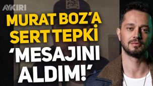 Şanışer'den Murat Boz'a referandum hatırlatmalı tepki: