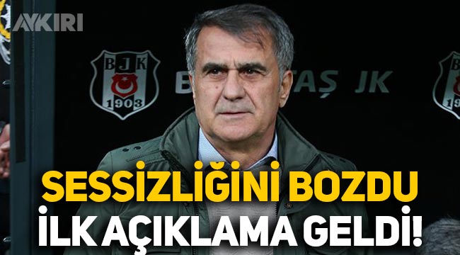 Şenol Güneş sessizliğini bozdu, Beşiktaş hakkında ilk açıklama geldi