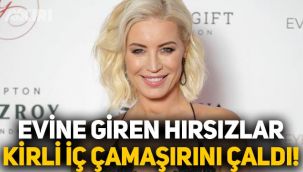 Sunucu Denise Van Outen, evine giren hırsızların kirli iç çamaşırını çaldıklarını açıkladı