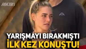 Survivor'u yarıda bırakan Aycan Yanaç ilk kez konuştu, ayrılma nedenini bu sözlerle açıkladı