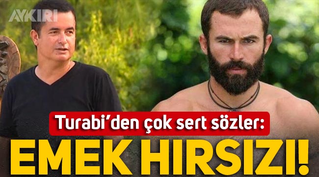 Turbo Turabi'den Survivor All Star tepkisi: "Hırsızsınız, emek hırsızı,  taraflı..." - Medya - AYKIRI haber sitesi
