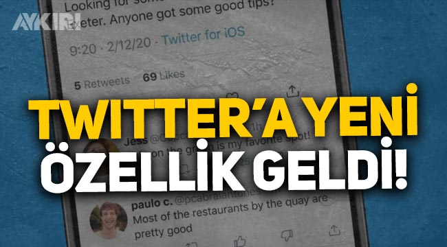 Twitter'a yeni özellik resmen geldi: Tweet beğenmeme