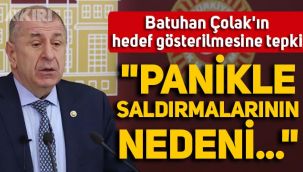 Ümit Özdağ'dan Batuhan Çolak'ın hedef gösterilmesine tepki: 