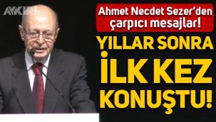 Yıllar sonra ilk kez konuştu! Ahmet Necdet Sezer'den çarpıcı mesajlar