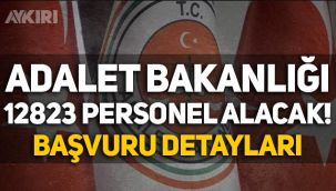  Adalet Bakanlığı binlerce personel alacak! Adalet Bakanlığı sözleşmeli personel iş başvurusu 