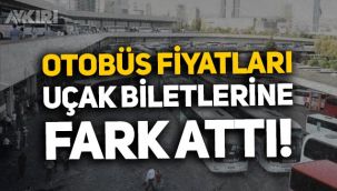 Akaryakıt zamları otobüs biletlerini vurdu: Otobüs fiyatları uçak biletlerine fark attı