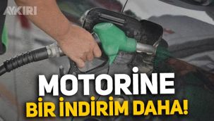 Akaryakıtta düşüş sürüyor: Motorine bir indirim daha!