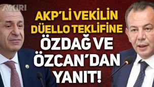 AKP'li vekilin sığınmacılar için düello teklifine Ümit Özdağ ve Tanju Özcan'dan yanıt