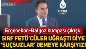 Ali Babacan'dan Ergenekon-Balyoz kumpası çıkışı: 