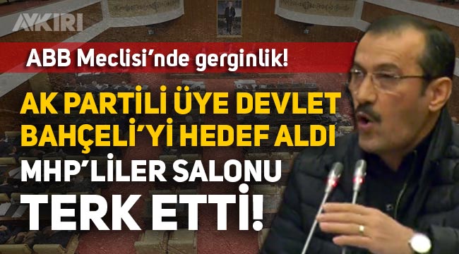 Ankara Büyükşehir Belediyesi Meclisinde MHP-AK Parti gerginliği