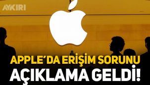 Apple'da birçok uygulamaya erişim sorunu! Şirketten açıklama geldi