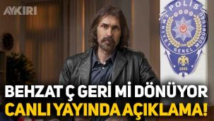 Behzat Ç geri mi dönüyor? Erdal Beşikçioğlu'ndan canlı yayında açıklama!