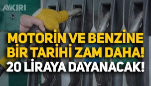 Vatandaşları canından bezdirdi! Benzin ve motorine bir dev zam daha! Litresi 20 liraya dayanacak