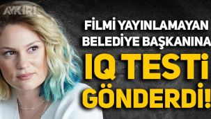 Bergen'i canlandıran Farah Zeynep Abdullah, Kozan Belediye Başkanı Kazım Özgan'a 'IQ testi' gönderdi
